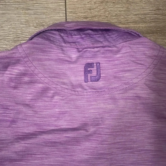 Footjoy Men's XXL Purple Golf Polo dry fit bhcc 1912 - Picture 5 of 6